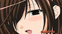 Step Sister And Brother Caught In Hentai Action With Facial