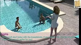 Wife and stepmother in taboo game fuck