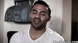 Busty Milf Rides Cock in Missionary and Cowgirl During Taboo Threesome