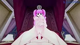 Perona and Carrot's intense POV sex in One Piece hentai?