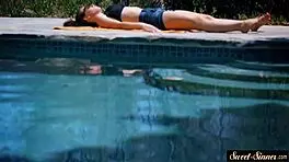 Doggystyled Teen Babe Creamed By Stepbro In Glamour Roleplay