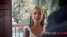 Teen freeuse by dad's debt collector