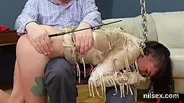 Young girl is kidnapped and forcibly subjected to severe and painful anal treatment in a mental hospital