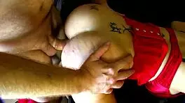 Eve, Teen 18+ In Leggings And Pantyhose, Subdued By Desire For Pussy Fucking And Cumshot