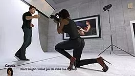 Big City Pleasures 34: Cassie Helps John On Camera