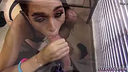 Petite Teen Sucks Stepbro's Banana During Casting Interview For Fun