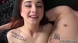 Pale Petite Teens Love Hardcore Threesome