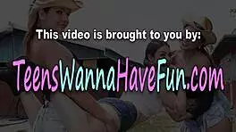 Wow! Three Hot Amateur Sluts Devour Monster Cock at Party