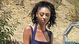 Cute Skinny Black Babe Jada Doll Bangs Hot Stranger With Monster Cock