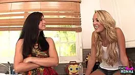 i can't believe i licked my new stepmom's trimmed pussy, wow!