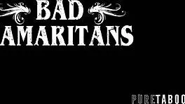 Petite Babe Fucks Two Random Dudes After Fight With Boyfriend