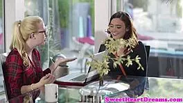 Teenage Dykes Tribbing Hard and Facesitting in Raw Action