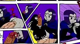 teen titans hentai relief with doompypomp's wild big cock action