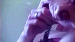 Slut in heels squirts and drools during erotic masturbation with toys