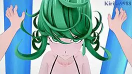 tatsumaki and captain mizuki have intense sex - one-punch man hentai