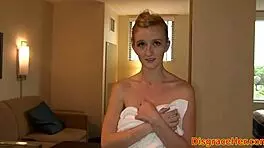 miasonne, the teacher, bangs a young red-haired yoga student in leggings