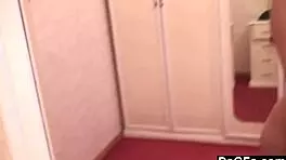 Horny Babe Is Home Alone And Bored In The Kitchen.