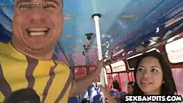 I watch this round-ass latina teen get doggystyled passionately.