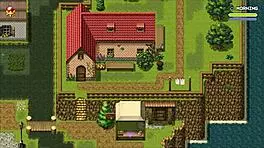 lost lagoon harem hentai game ep 5 sexy farmer exposes her pussy outside in this teen 18+ anime cartoon