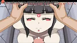 Petite Asian Blows Interracial Cock In Anime Hentai!