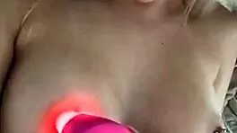Big Tits Teen Playing with New Toy 😘