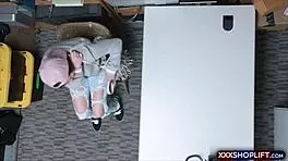 Teenie shoplifter feels hidden cam spying during fucking with security. Petite brunette amateurs in reality shop release.