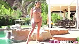 Teen In Bikini Outside Gets Photographed