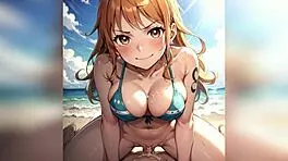 fucking tight pink pussy with massive cock in 3d