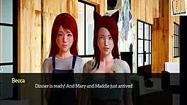 my new family explores erotic hentai game with big tits and asses