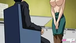 Horny Secretary in Uncensored Hentai Animation