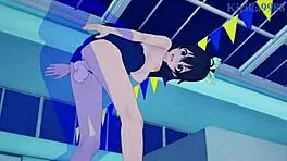 takane shijou and hibiki ganaha in intense sex with creampie 😏