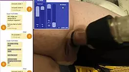 Strangers Jerk Exposed Cam Guy to Four Explosive Climaxes