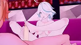 i intensely fucked focalors furina navia aether in genshin hentai