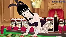 ANDROID 18 AND CHI-CHI BUNNY GIRLS IN INTENSE CREAMPIE SEX - DRAGON BALL HENTAI