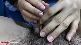 Female Doctor Msmollyc Examines Dick with Blowjob in Hospital!