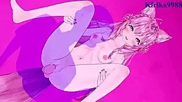 Hey, wanna see Hakui Koyori and Hoshimachi Suisei in wild 3D hentai sex?