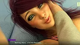 Three Girls Try To Knock John Off His Feet In Homemade Anime Fun