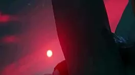 teen getting ass to mouth action in this anime game play with blowjob 😈