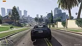 Playing GTA V with nude mod in story mode 😎