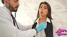 Shy Doctor Seduced to Pound My Juicy Pussy at Work