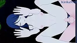 Ichika hoshino and ena shinonome engage in intense creampie sex in project sekai hentai 3d cartoon