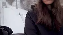 i watched this amateur teen get cum in her mouth and creampie in public, it was so hot