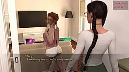 Want to see this 3D babe cum on the beach?