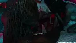 Petite Blonde Gets Pounded by Big Black Cock in Hardcore Interracial Anime Orgy! Druffbandit