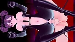 Bay and Quency escape queen in intense hentai sex