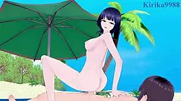 kanon shibuya and karin asaka in love live hentai cartoon