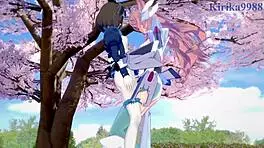 garie and maria in symphogear hentai cartoon