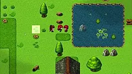 Redhead MILF Blocks Him with Giant Tits in Harem Game Ep 14