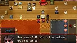 Redhead MILF Blocks Him with Giant Tits in Harem Game Ep 14