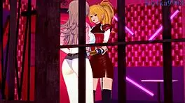 Sagiri, Setsuko, and Excellen in intense lesbian play 😍